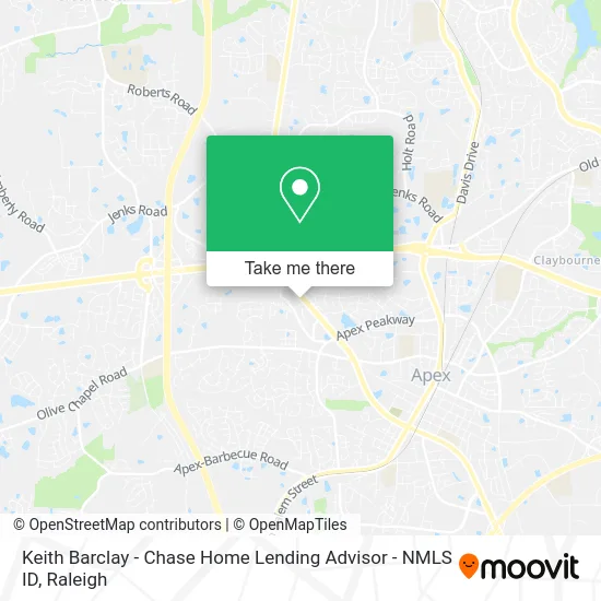 Keith Barclay - Chase Home Lending Advisor - NMLS ID map