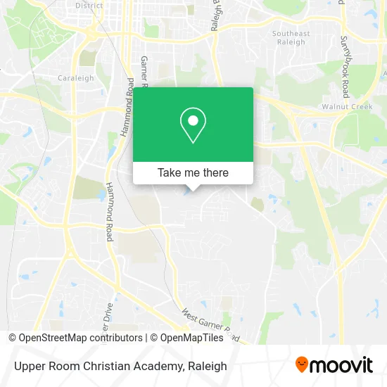 Upper Room Christian Academy map
