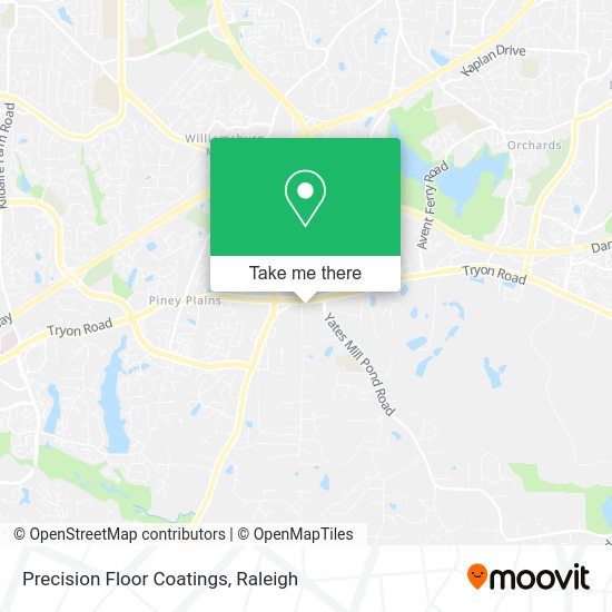 Precision Floor Coatings map