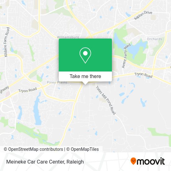 Mapa de Meineke Car Care Center