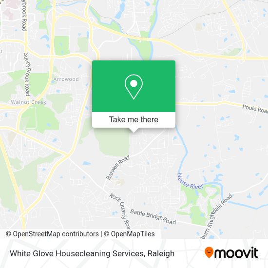 Mapa de White Glove Housecleaning Services