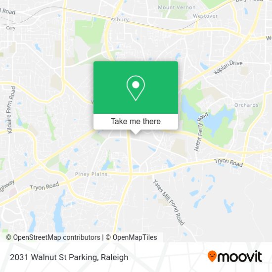 2031 Walnut St Parking map