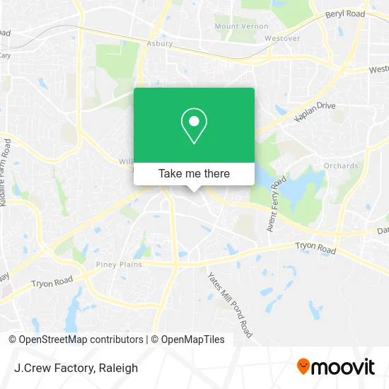 J.Crew Factory map