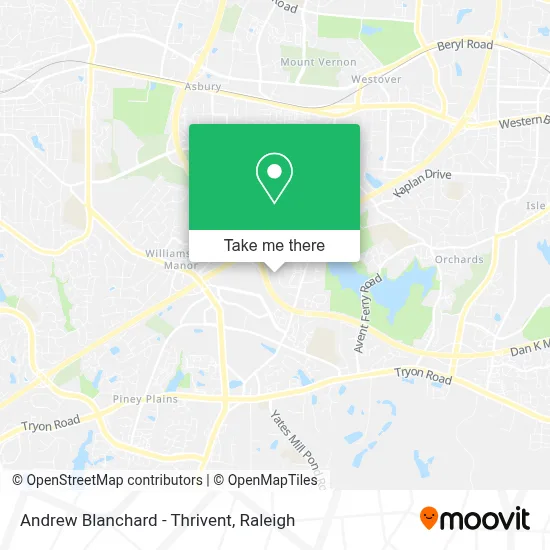Andrew Blanchard - Thrivent map