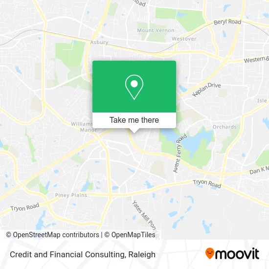 Credit and Financial Consulting map