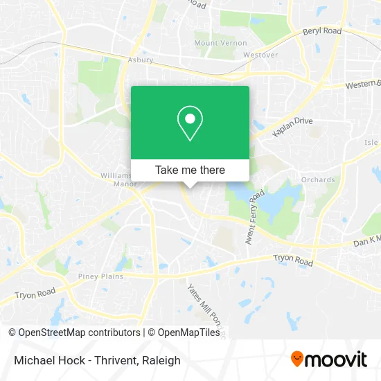Mapa de Michael Hock - Thrivent