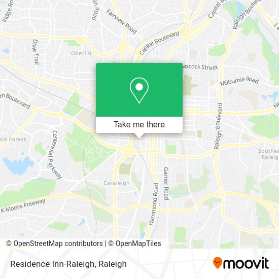 Residence Inn-Raleigh map