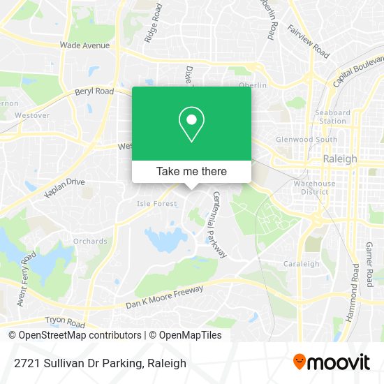 2721 Sullivan Dr Parking map