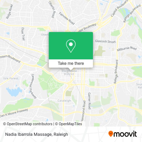 Nadia Ibarrola Massage map