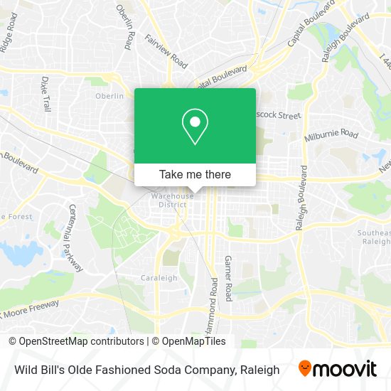 Wild Bill's Olde Fashioned Soda Company map