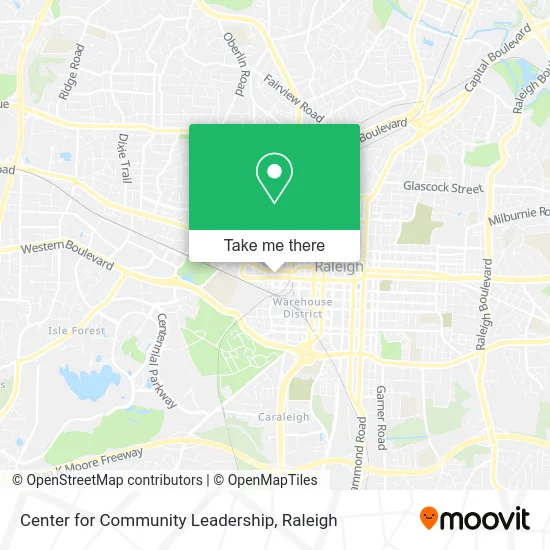 Center for Community Leadership map