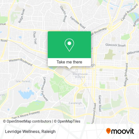 Mapa de Levridge Wellness