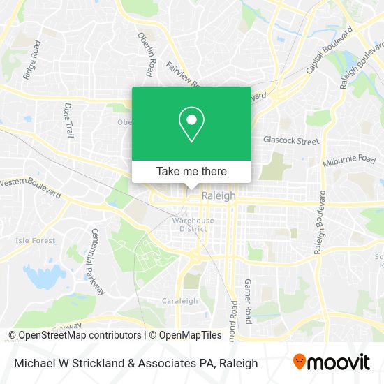 Mapa de Michael W Strickland & Associates PA