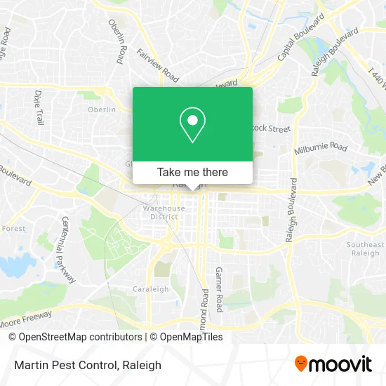 Martin Pest Control map