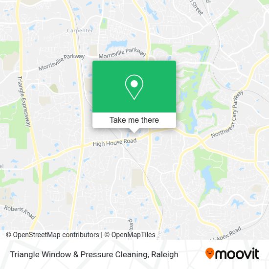 Triangle Window & Pressure Cleaning map