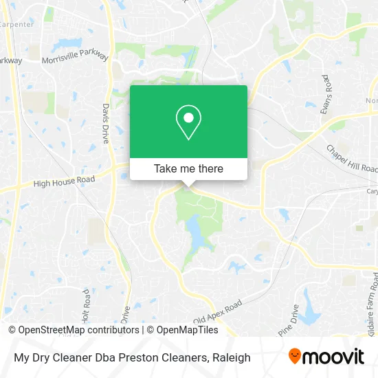 Mapa de My Dry Cleaner Dba Preston Cleaners