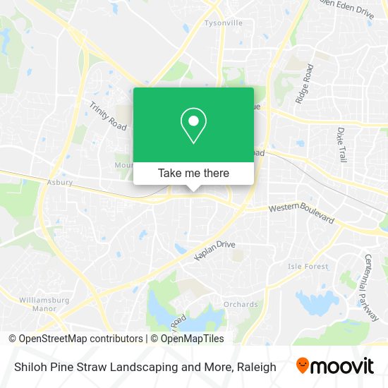 Shiloh Pine Straw Landscaping and More map