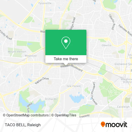 Mapa de TACO BELL