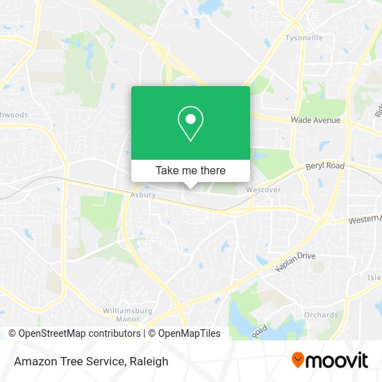 Mapa de Amazon Tree Service