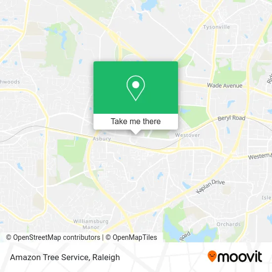 Mapa de Amazon Tree Service