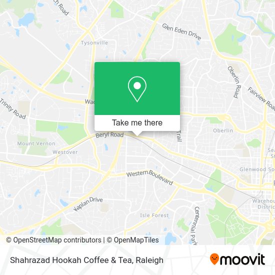 Mapa de Shahrazad Hookah Coffee & Tea