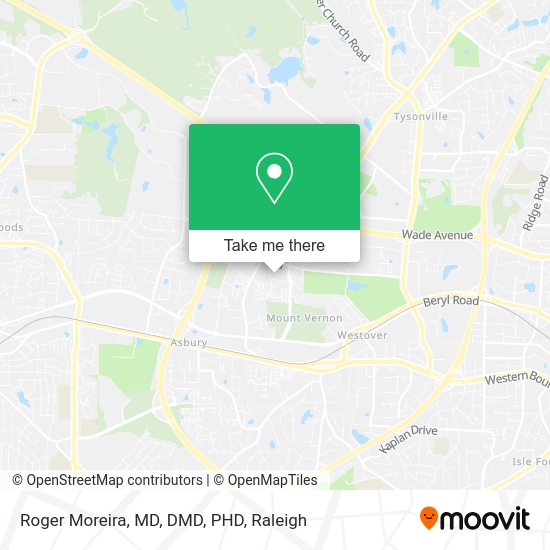Roger Moreira, MD, DMD, PHD map