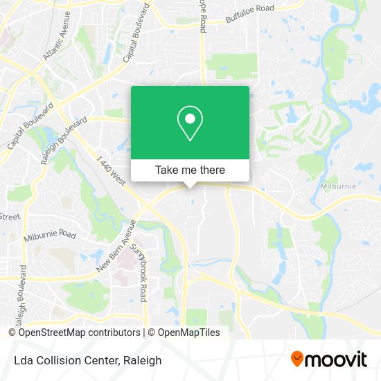 Mapa de Lda Collision Center
