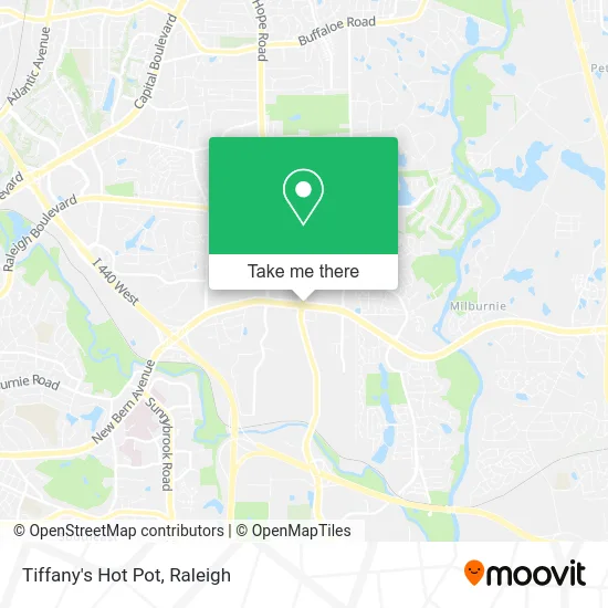 Tiffany's Hot Pot map