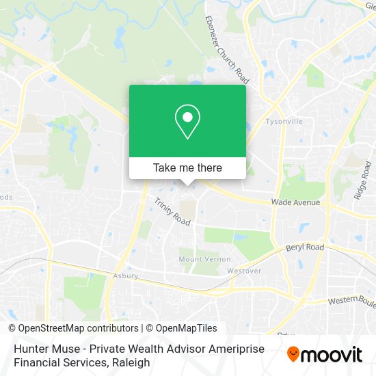 Hunter Muse - Private Wealth Advisor Ameriprise Financial Services map