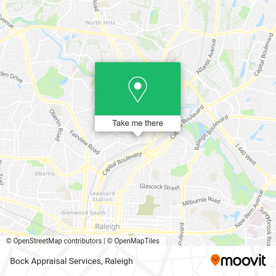 Bock Appraisal Services map