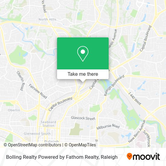 Bolling Realty Powered by Fathom Realty map