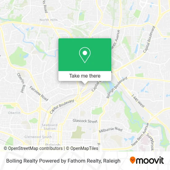 Mapa de Bolling Realty Powered by Fathom Realty
