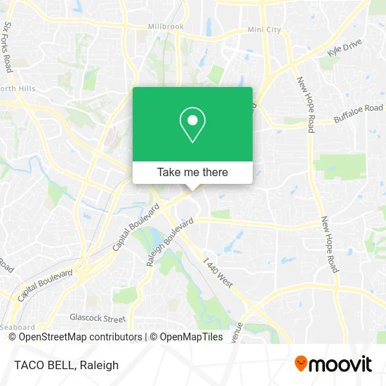 TACO BELL map