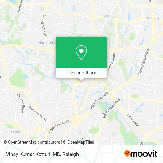 Vinay Kumar Kotturi, MD map