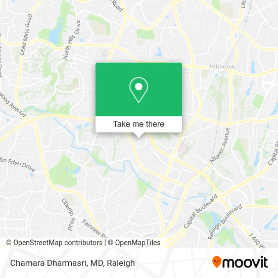 Chamara Dharmasri, MD map