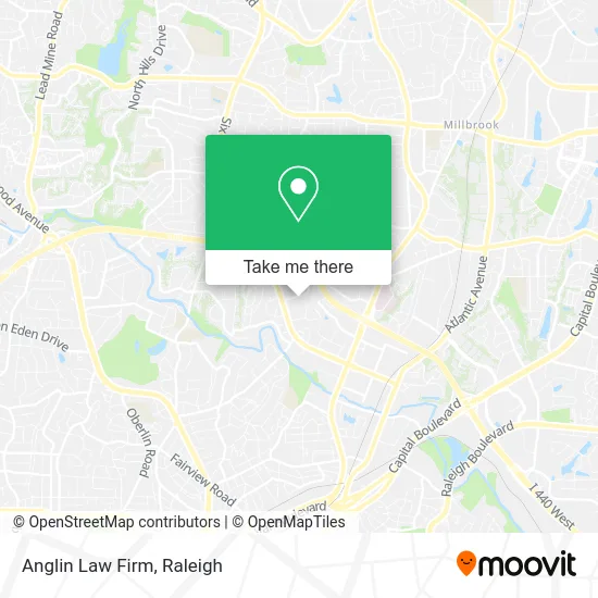 Anglin Law Firm map