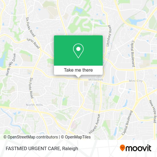 FASTMED URGENT CARE map