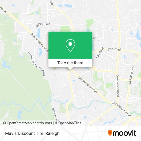 Mavis Discount Tire map