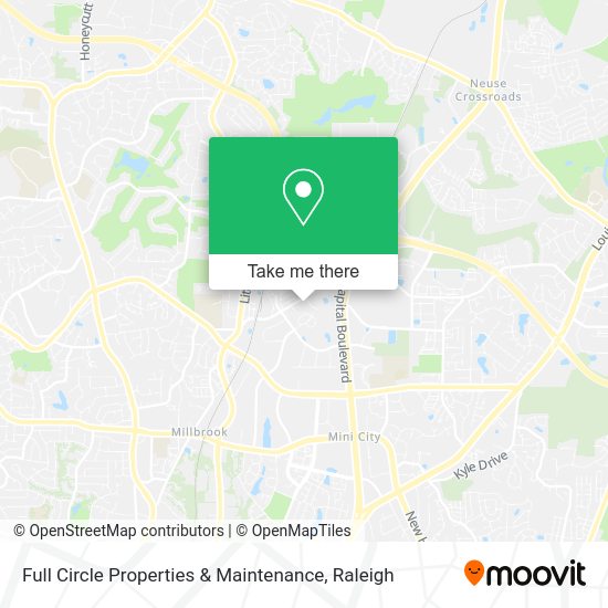 Full Circle Properties & Maintenance map
