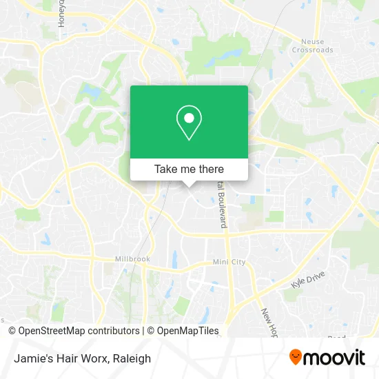 Jamie's Hair Worx map