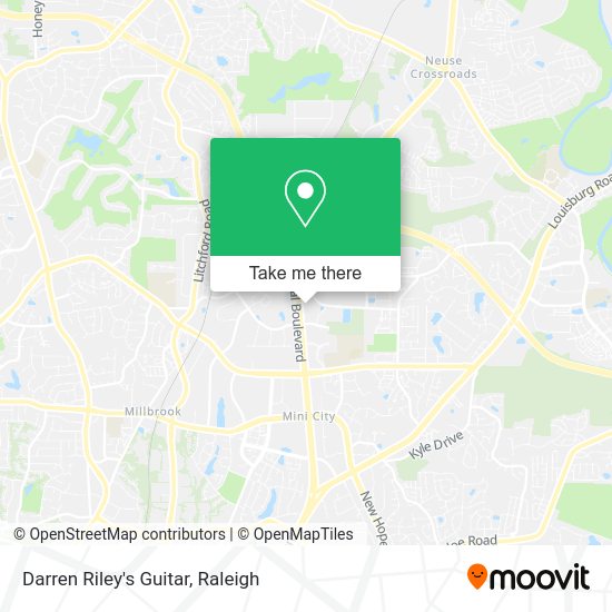 Darren Riley's Guitar map