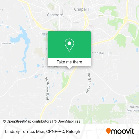 Mapa de Lindsay Torrice, Msn, CPNP-PC