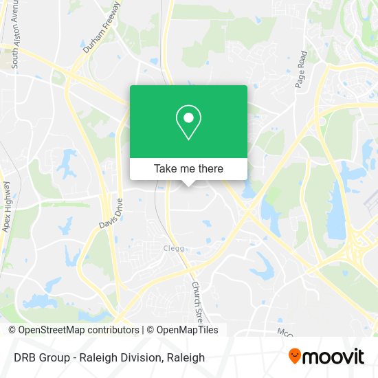 DRB Group - Raleigh Division map