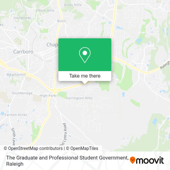 Mapa de The Graduate and Professional Student Government