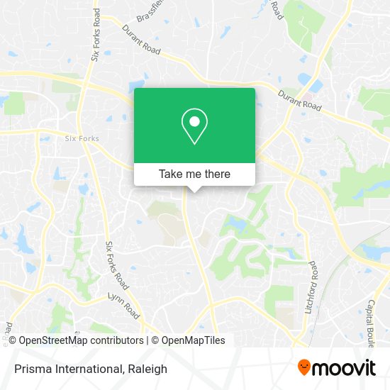Prisma International map