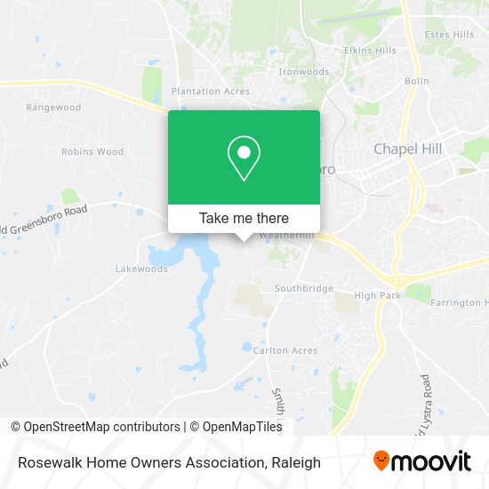 Rosewalk Home Owners Association map