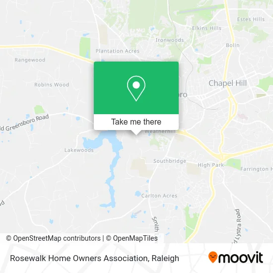 Mapa de Rosewalk Home Owners Association