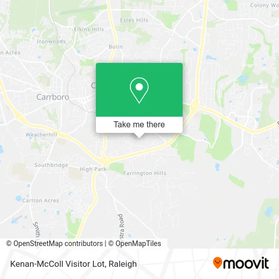 Mapa de Kenan-McColl Visitor Lot