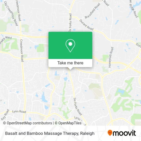 Basalt and Bamboo Massage Therapy map