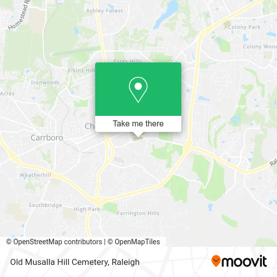 Mapa de Old Musalla Hill Cemetery